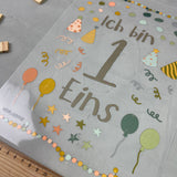Geburtstagsbügelbild "1. Geburtstag"