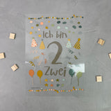 Geburtstagsbügelbild "2. Geburtstag"