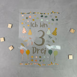 Geburtstagsbügelbild "3. Geburtstag"