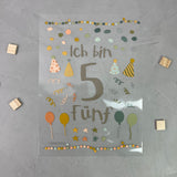 Geburtstagsbügelbild "5. Geburtstag"