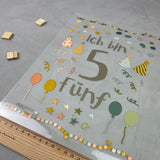 Geburtstagsbügelbild "5. Geburtstag"
