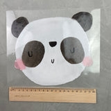 XXL Bügelbild - Panda/Woke up like this