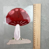 großes Bügelbild - Hut ab