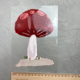 großes Bügelbild - Hut ab