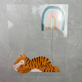 großes Bügelbild - Tiger/Ein Stück vom Glück