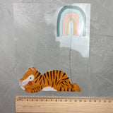 großes Bügelbild - Tiger/Ein Stück vom Glück