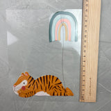 großes Bügelbild - Tiger/Ein Stück vom Glück