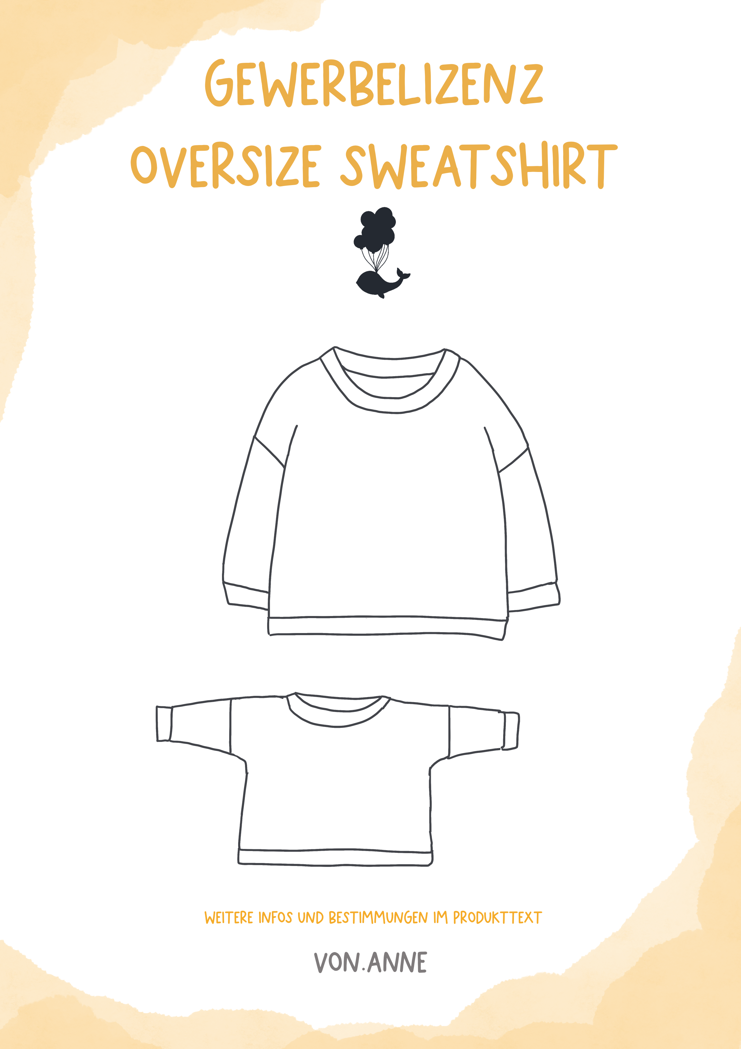 Gewerbelizenz - Oversize Sweatshirt