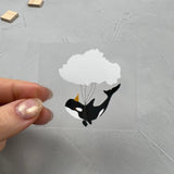 kleines Bügelbild - Schwerelos