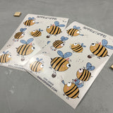 2er Stickerset - Hummelgetummel